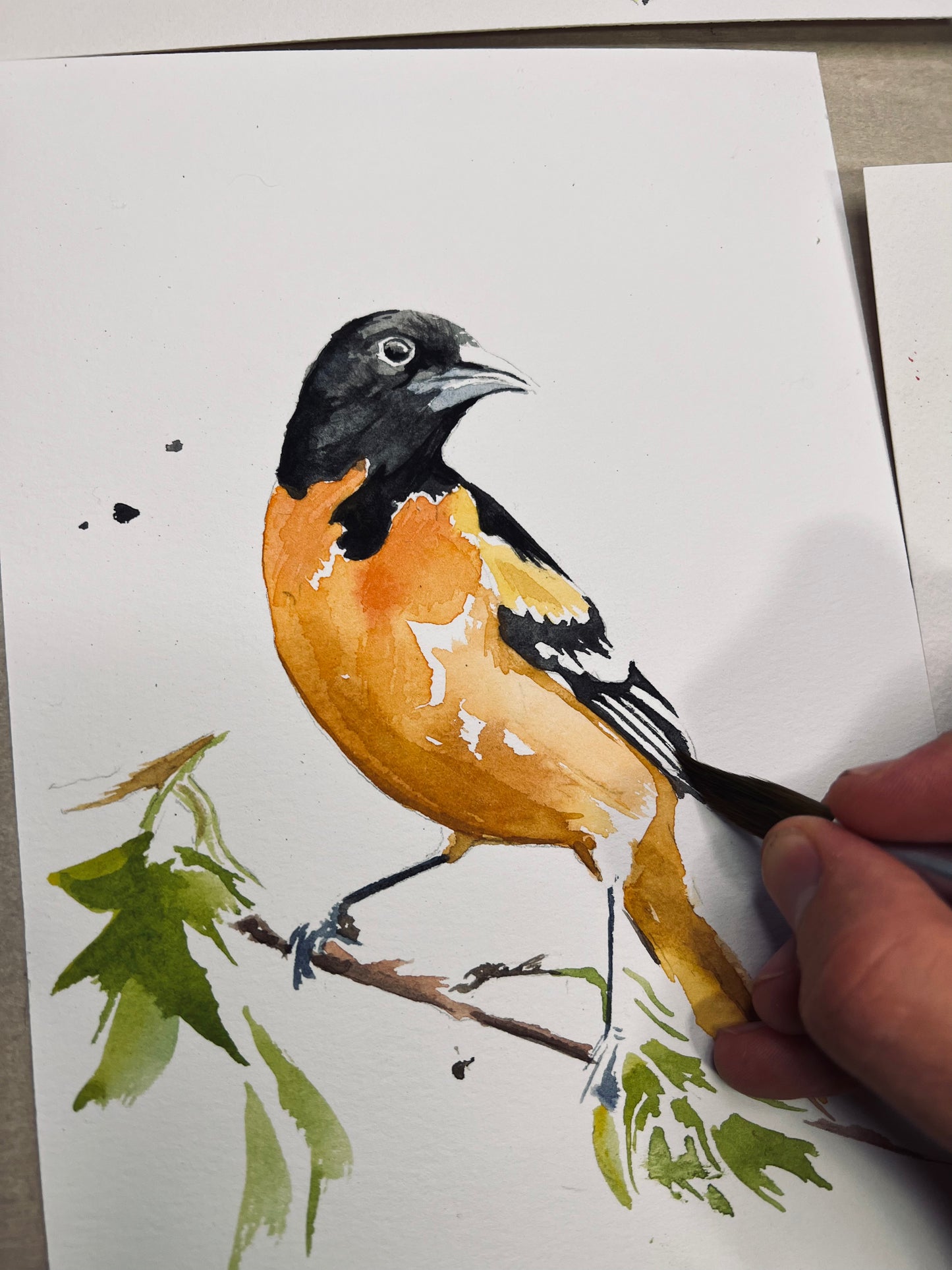 Commissioned Bird Painting (Original)