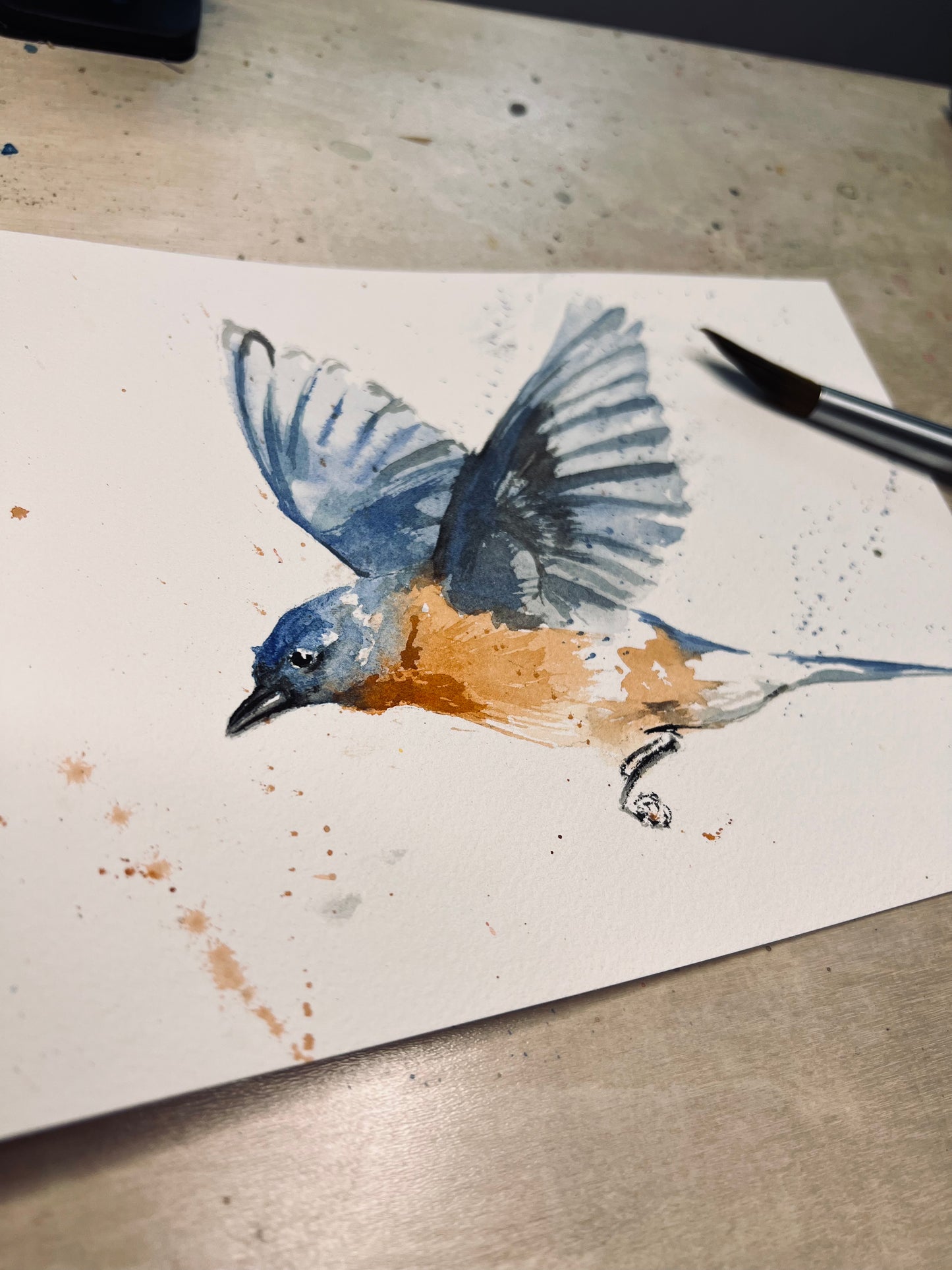 Commissioned Bird Painting (Original)