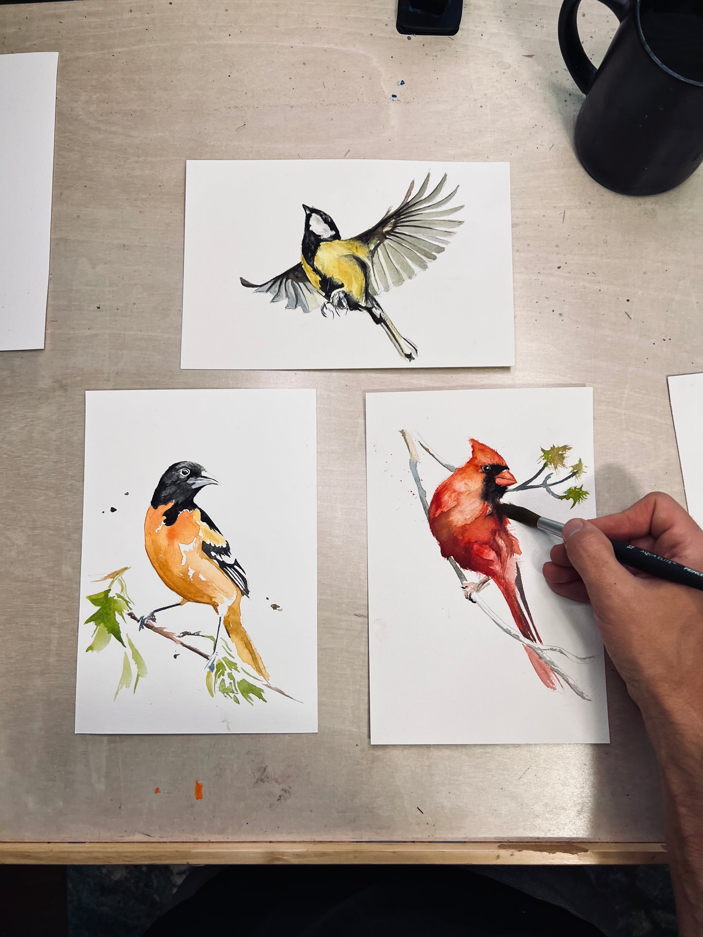 Commissioned Bird Painting (Original)