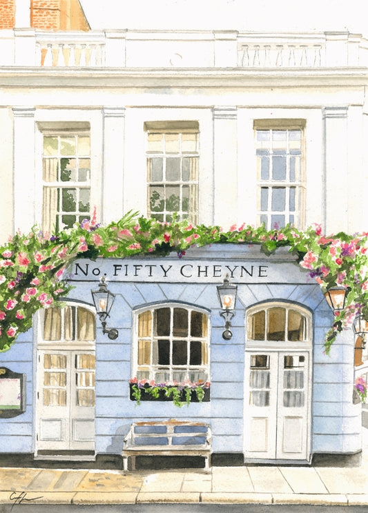 Fifty Cheyne (Watercolor Print)